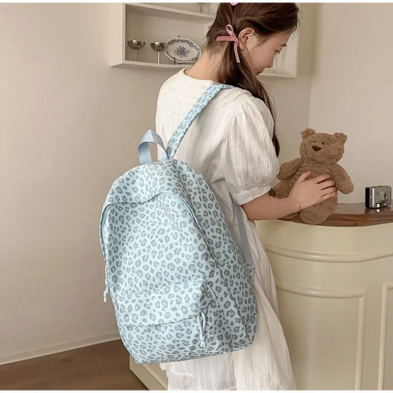 sac à dos léopard tendance, sac d'école, sac de voyage décontracté pour le quotidien, sac à dos léger grande capacité pour ordinateur portable, sac à livres