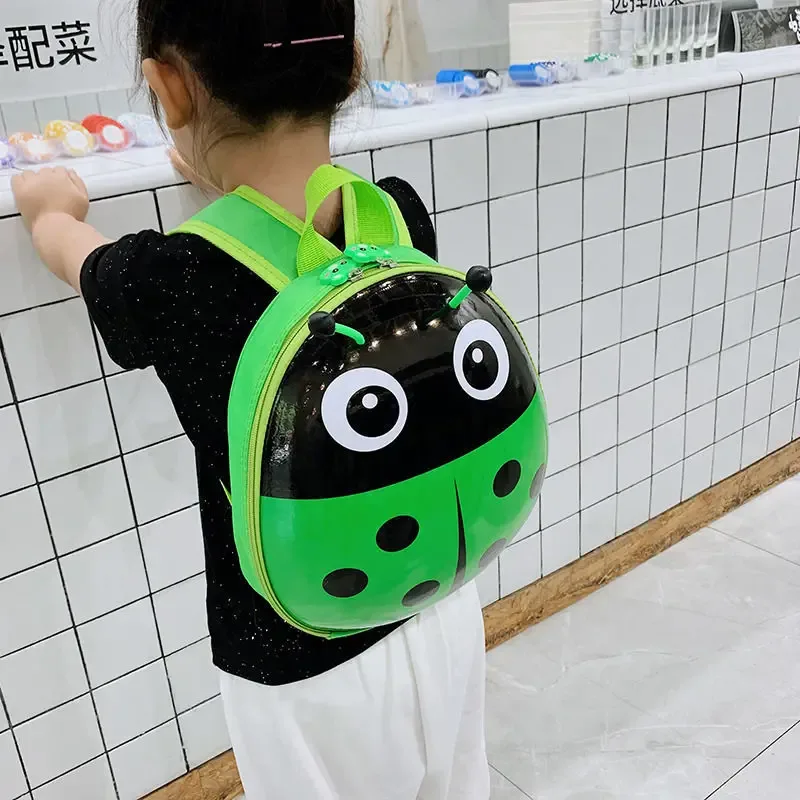 coquille d'oeuf sac pour enfants motif coccinelle maternelle garçons et filles étudiants classe sacs à dos mochila escolar sacs d'école