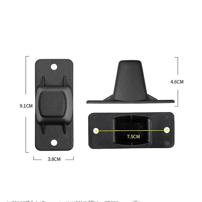 2 pièces de rechange pour pieds de valise, patins de support inférieur pour bagages, accessoires pour valises【smq】