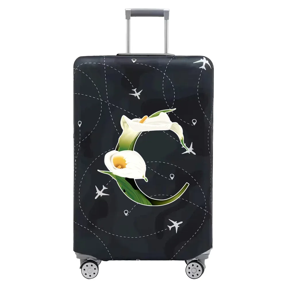 housse de protection pour bagages, accessoires de voyage, anti-poussière et résistante à l'usure, série letter, 18-32 pouces