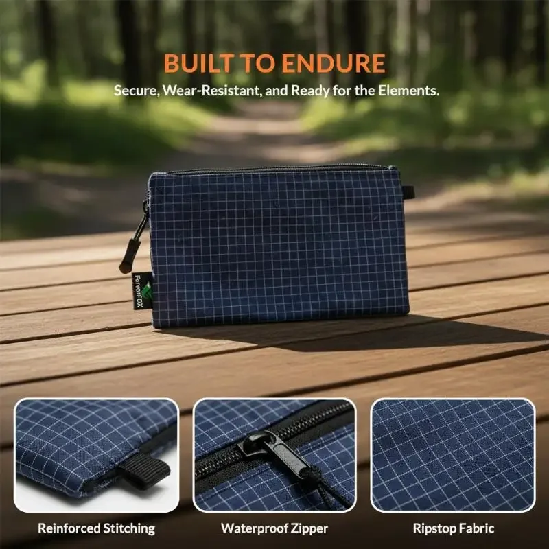 sac de rangement extérieur léger, imperméable, résistant aux déchirures, avec corde, organisateur pliable pour randonnée, plage, pêche