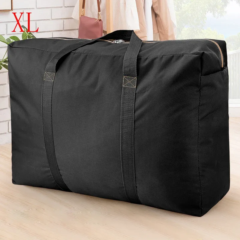 sacs de rangement de vêtements de voyage portables épais, sac à bagages de styliste étanche à fermeture éclair, sac à main pour maison mobile, paquet résistant à l'humidité