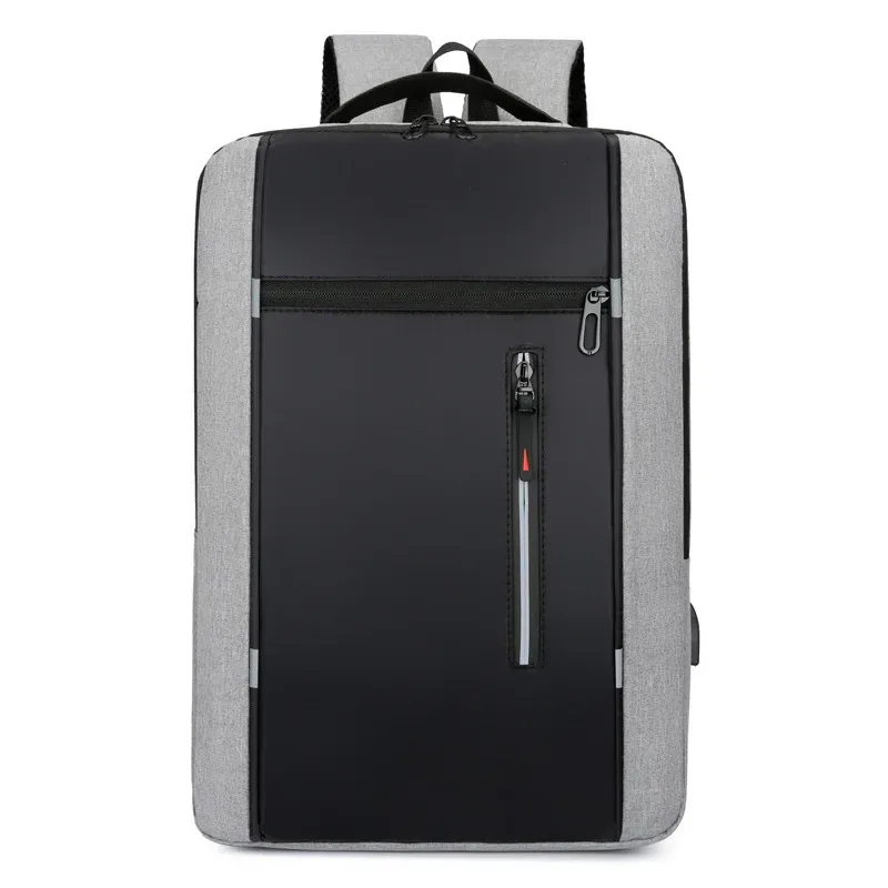 sac à dos d'affaires étanche pour hommes, sacs à dos d'école usb, sac à dos pour ordinateur portable de 15.6 pouces, sacs à dos de grande capacité pour hommes