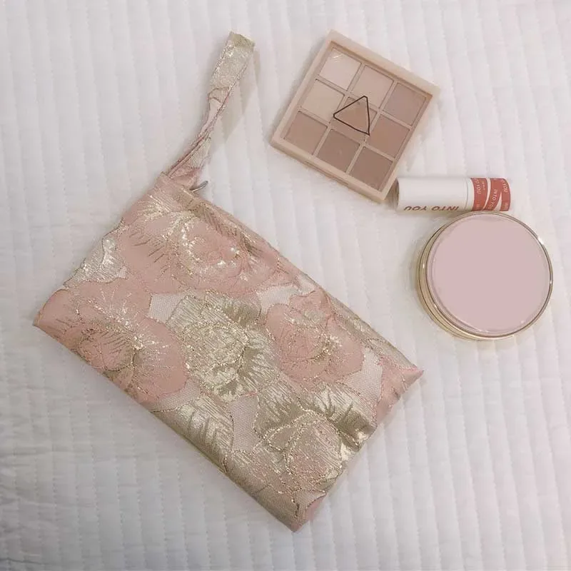 petit sac à cosmétiques coréen pour femmes, trousse de maquillage, organisateur de maquillage de voyage, sac de rangement, pochette portable, sacs à main