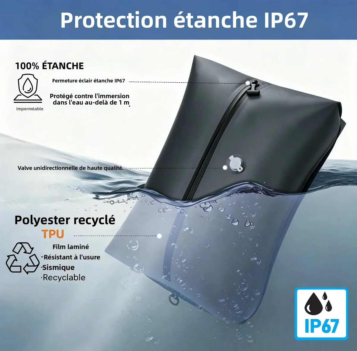 sacs de compression de voyage, sacs de rangement sous vide imperméables pour vêtements et valises, sacs gain de place pour les essentiels de voyage et de déménagement,voyage & avion accessoire,vacances indispensable