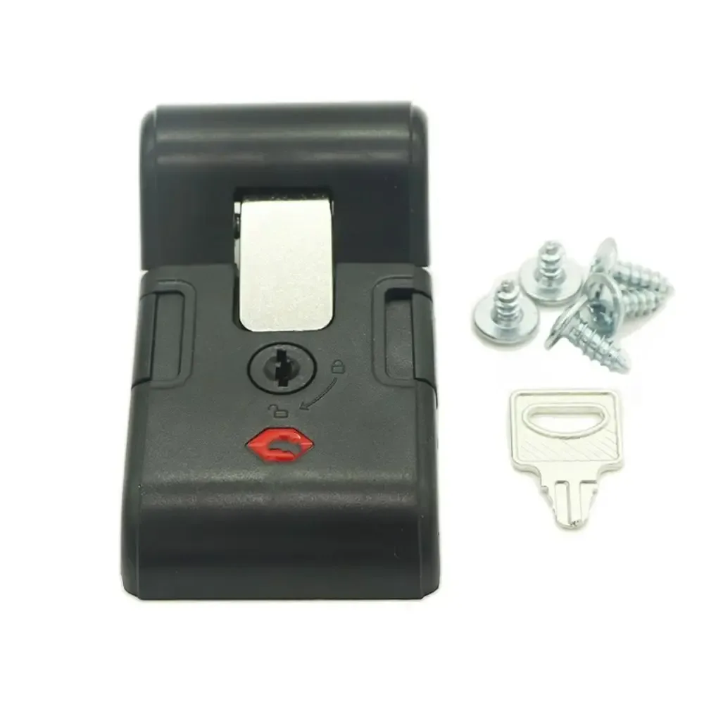 serrure portable noire et argentée avec mot de passe pour bagages, valise antivol, outil de sécurité, loquet, cadenas de sécurité