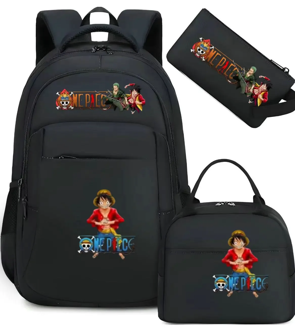 sacs d'école décontractés one piece, sac à dos imperméable, capacité pour ordinateur portable, sacs de voyage, mochilas
