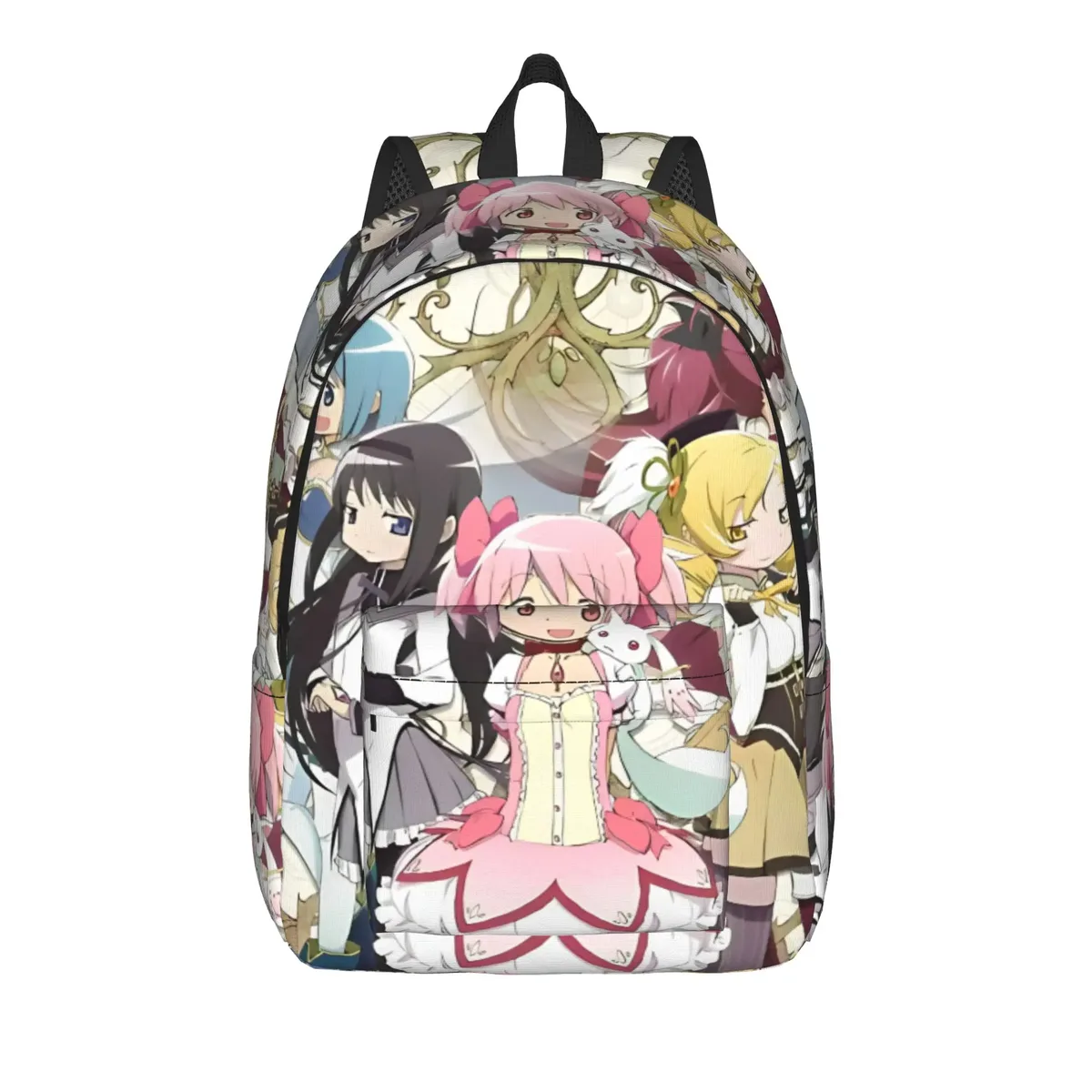sac à dos anime puella magi madoka magica pour hommes et femmes, sac à dos d'école secondaire, sac à bandoulière pour ordinateur portable kaname madoka