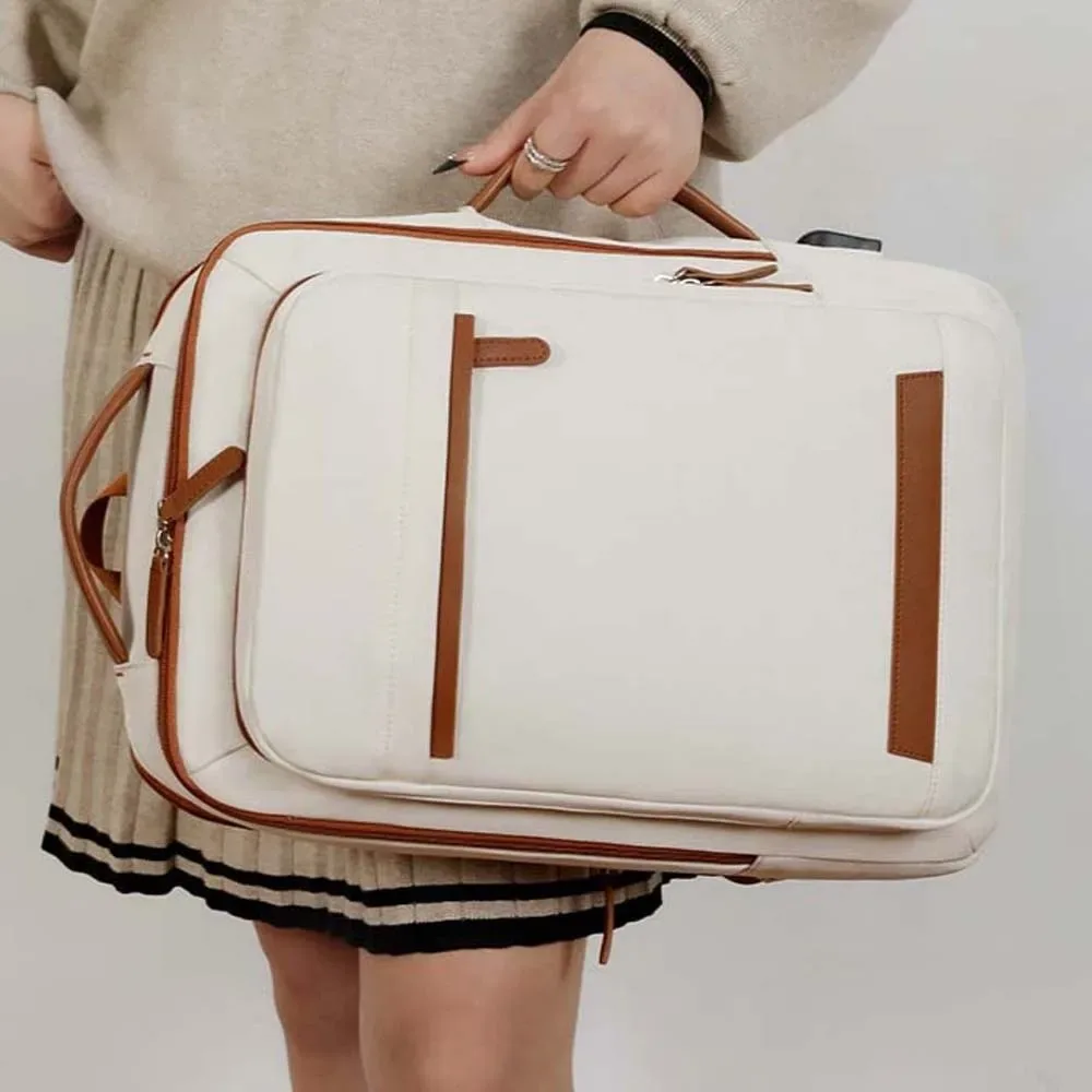 sac à dos pour ordinateur portable de grande capacité, résistant aux éclaboussures d'eau, résistant à l'usure, extensible, sangle ergonomique, fermeture éclair durable