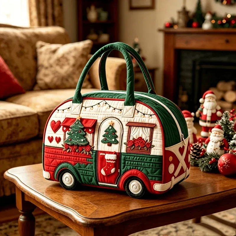 nouveau sac de voyage matelassé en forme de bus, 9 styles, grande capacité, matelassage 3d, sac de voyage, sac fourre-tout, sac à main pour courtes distances