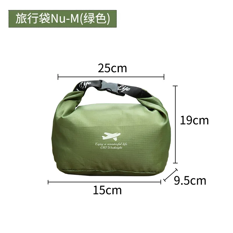 sacs de rangement de voyage à enroulement, en oxford 420d, imperméables, pour équipement de camping et de randonnée, anti-salissures, vert transparent