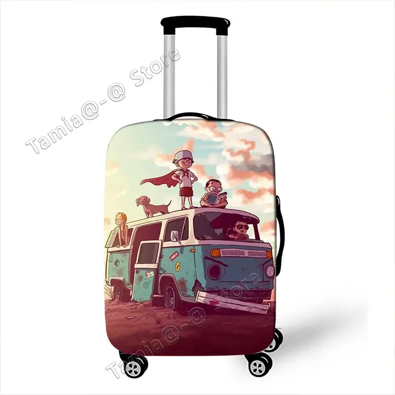 juste de protection élastique pour valise de voyage de voiture, housse anti-poussière, étui à bagages, accessoires de voyage, 18 en effet-32