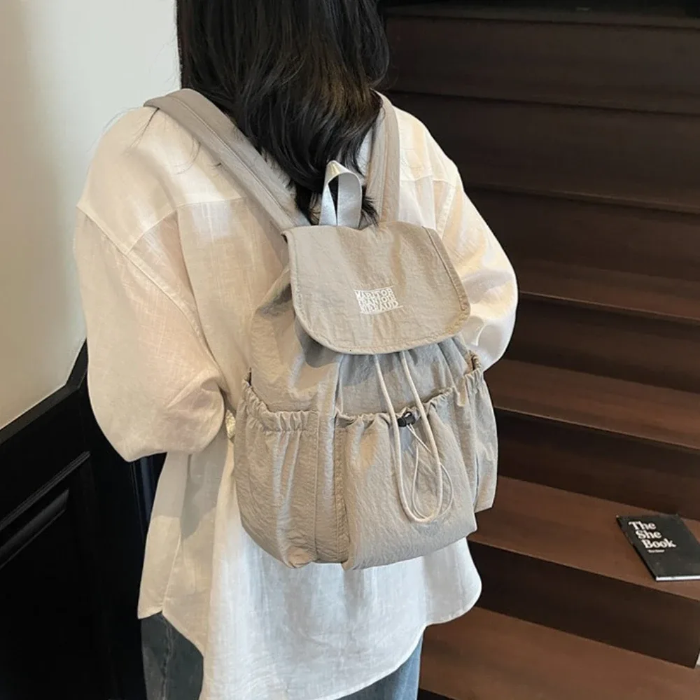 sac à dos décontracté pour étudiantes, grande capacité, pour femmes, nouveau sac de transport en plein air, léger, design simple, multifu, 2026