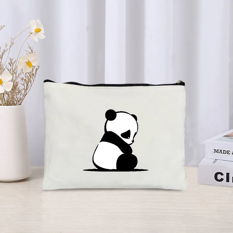 kawaii panda trousse à cosmétiques enfants voyage nécessité toilette sac à couches pochette de maquillage pour jolies filles anniversaire nouvel an cadeau