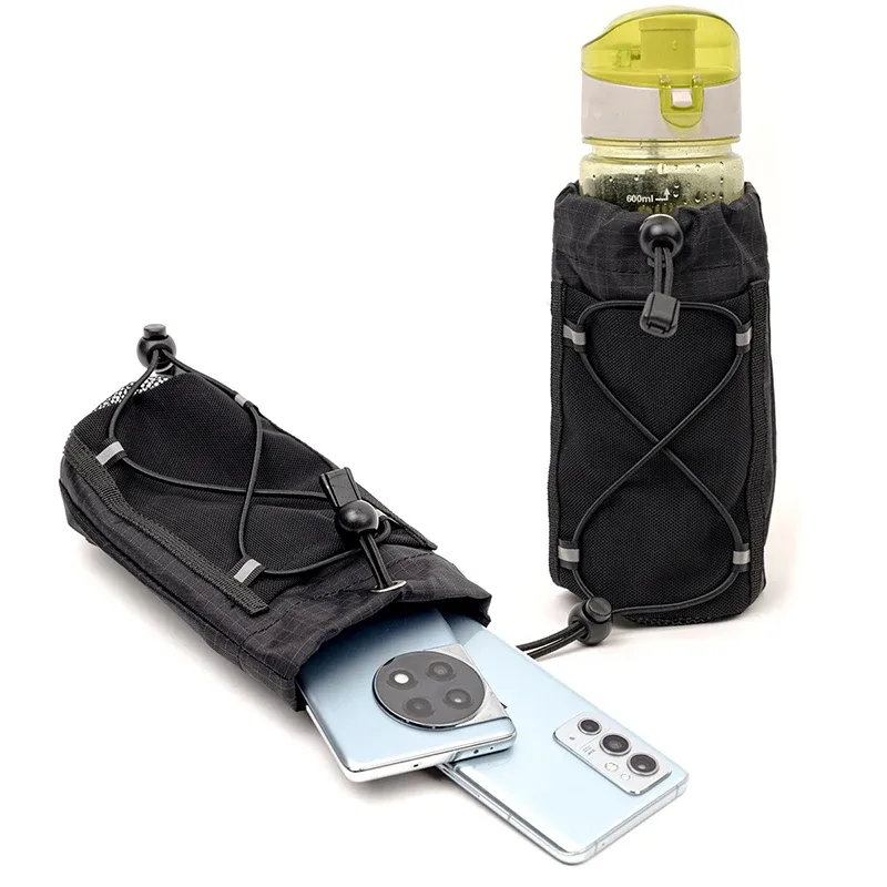 sac de voyage pour bouilloire de camping, sac à dos de sport extérieur, sac de bras, sac suspendu pour téléphone portable, pochette de rangement pour bouteille d'eau de randonnée, extensible