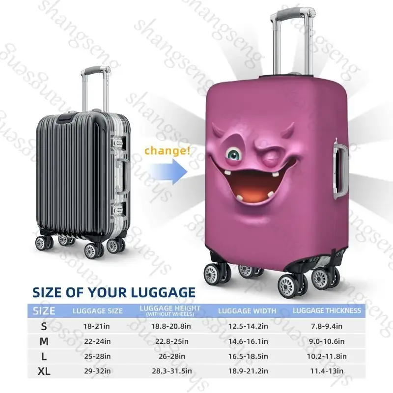 juste de protection artificiel astique pour bagages, avec fermeture éclair, pour valise de voyage