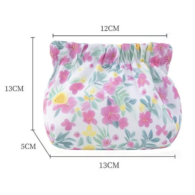 ins cosmetics coin wire holder poudres sac, portable, écouteurs, cartes, rouge à lèvres, sac de rangement, fermeture automatique, evalutravel, sac à bijoux