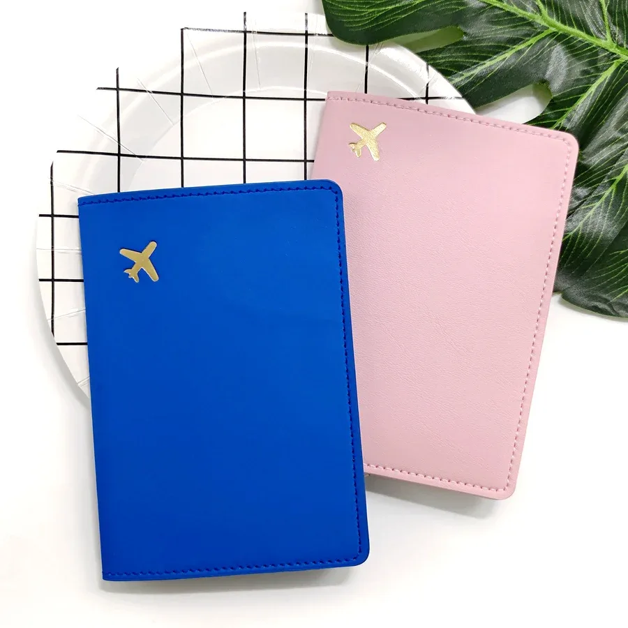 Porte-passeport en cuir PU, étui de voyage, accessoires de voyage, portefeuille tendance pour filles et garçons