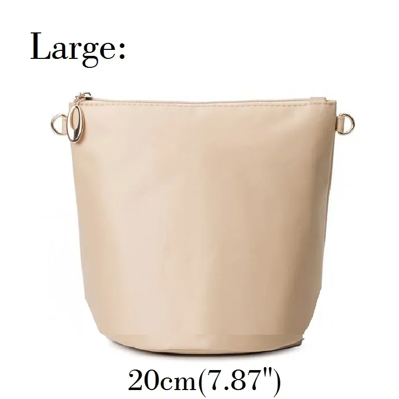 sac organisateur pour sac à main seau, inserts de sac seau (abricot, noir, café)