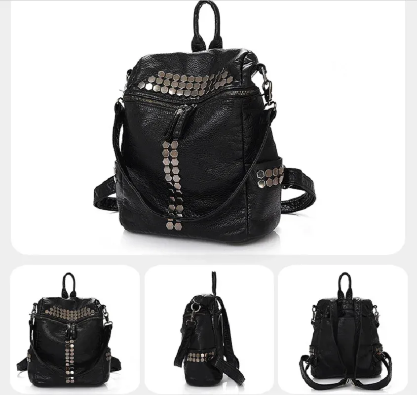 Sac à dos multifonctionnel de luxe pour femmes, sacoche en cuir de bonne qualité, sac à bandoulière de voyage à la mode coréenne, nouvelle collection