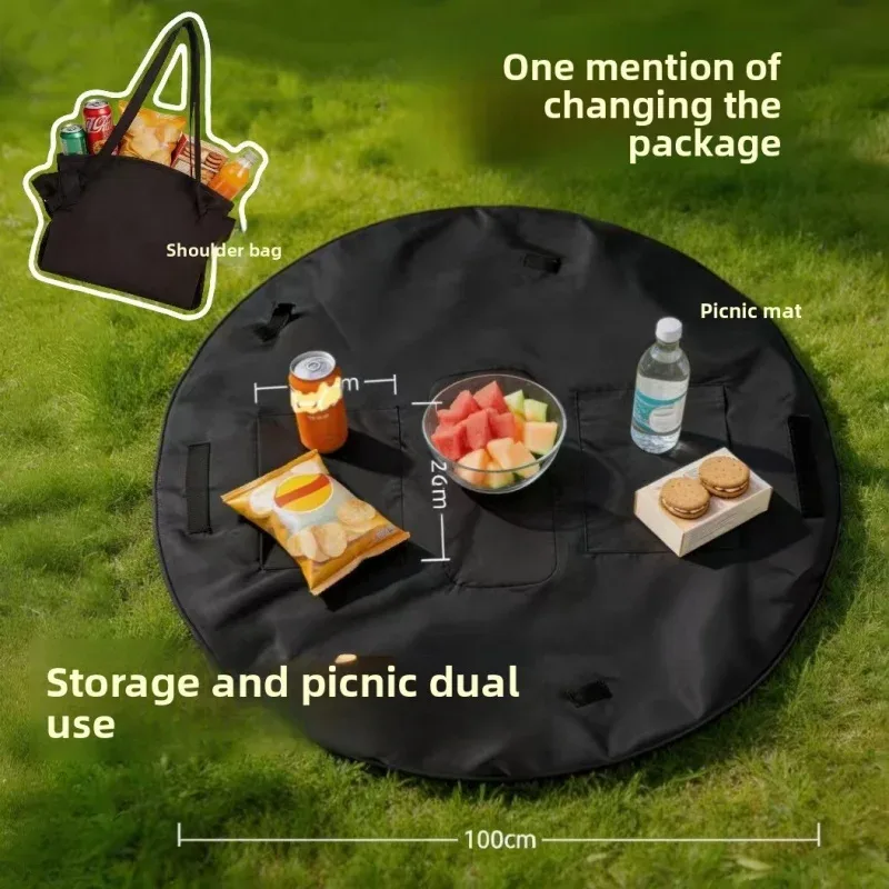 Sac de rangement pour le camping et les voyages, sac bandoulière, sac à épaule grande capacité, sac de sport léger, sac fourre-tout élégant et simple