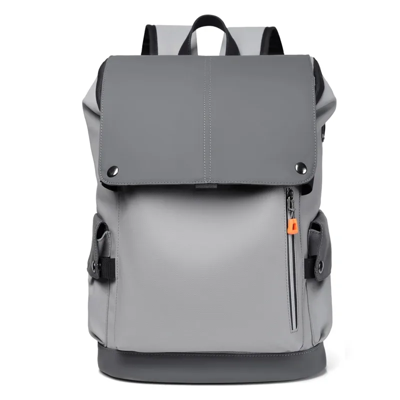haute qualité en cuir pu étanche hommes sac à dos pour ordinateur portable grand ordinateur sac à dos pour affaires urbain homme sac à dos usb charge