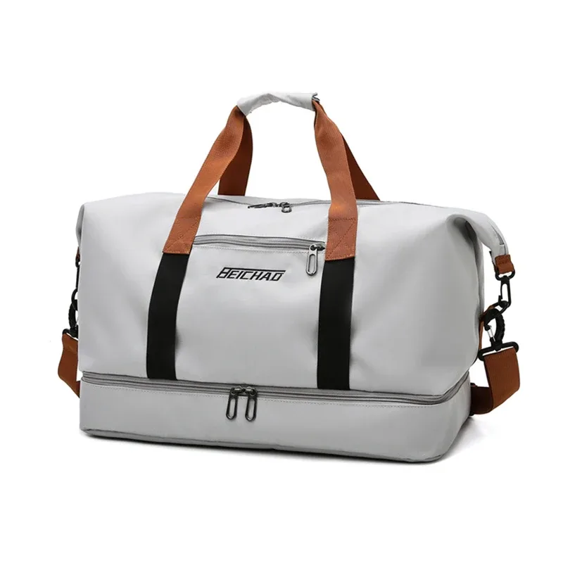 sac de voyage extensible pour femmes, sac à main de sport, sac de fitness, grande capacité, sac de week-end à bandoulière