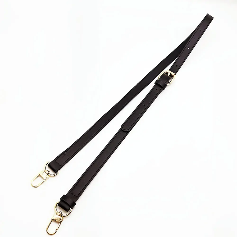 1 pièces sangle de remplacement réglable sac à bandoulière en cuir pu bandoulière pour petits sacs pochette sangle noire largeur 1.8cm