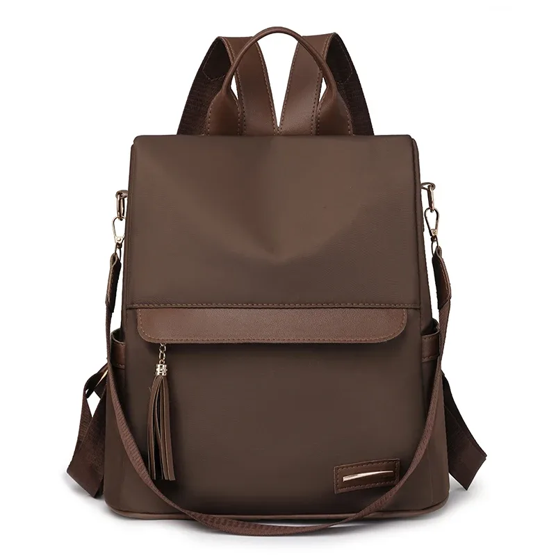 femmes décontracté imperméable en nylon sac à dos nouvelle grande capacité femmes voyage sacs à bandoulière marque de mode femme anti-vol sac à dos