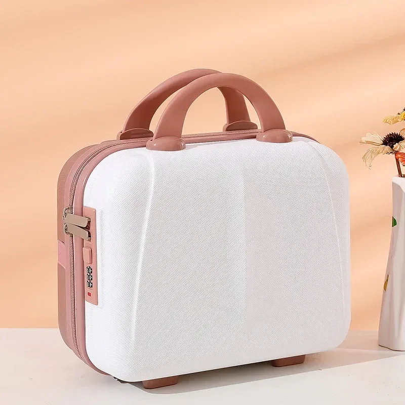 mini valise rigide étanche et résistante aux chocs de 14 pouces, avec mot de passe, pour ranger vos cosmétiques, bagage à main, nouveauté 2025