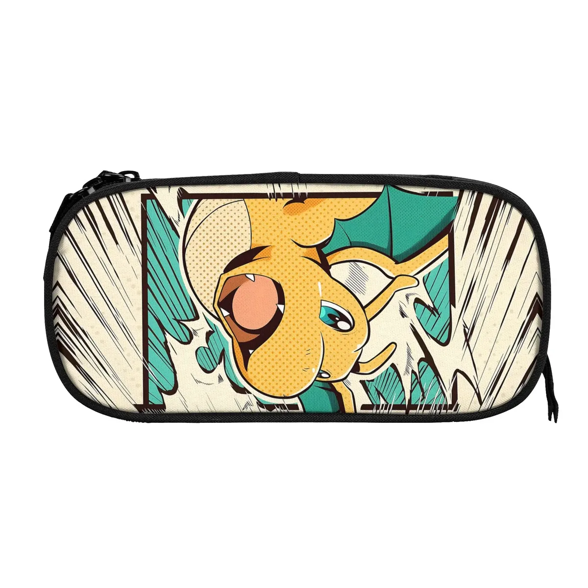sacs à grande capacité sur le thème d'anime pokémon charizard pour enfants, trousse scolaire pour garçons et filles.