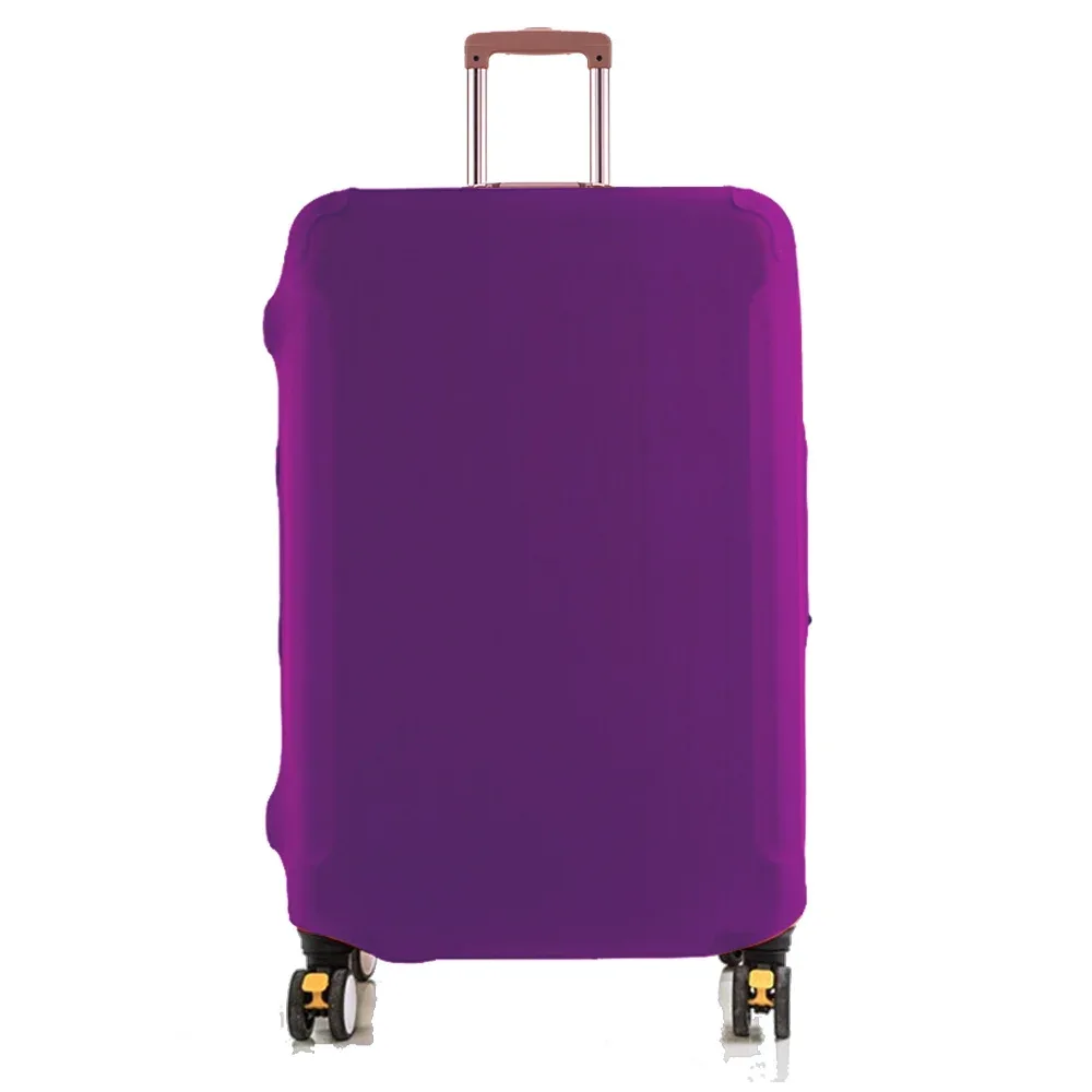 housse de protection pour bagages de 18 à 32 pouces, accessoires de voyage, tissu extensible illimité en or rose, housse anti-poussière, boîtier de chariot
