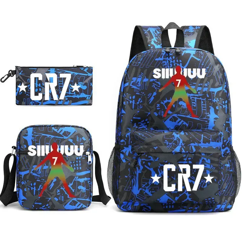 sac à dos de sport cr7 pour femmes et hommes, sacs à dos de voyage de qualité, sacs à livres, mochilas, sac à dos d'école pour étudiants