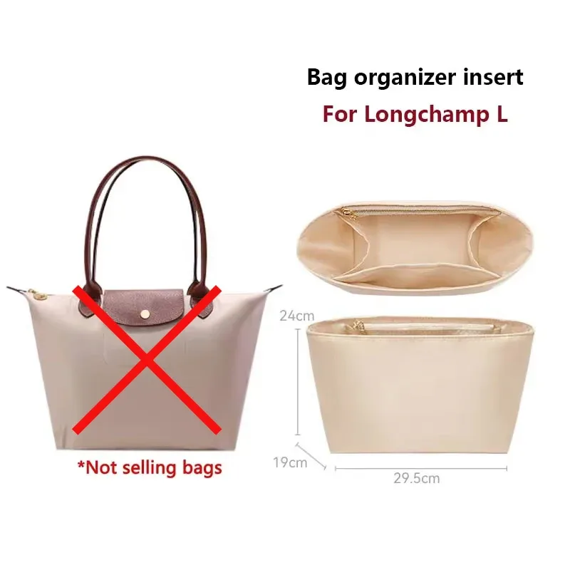 organisateur de sac pour longchamp en nylon, super résistant, support de sac, doublure de sac à main, accessoires pour sacs