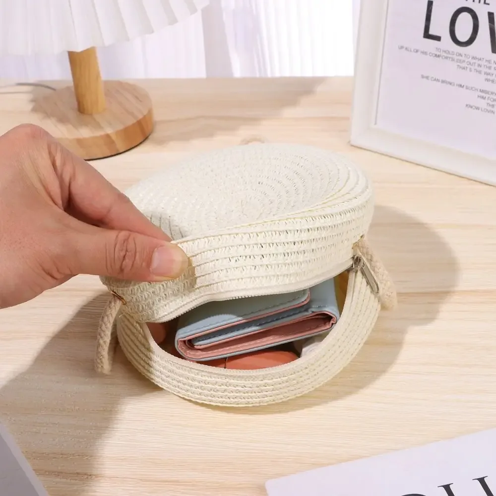 sacs à bandoulière pour femmes et filles, sac à main en rotin tressé, sac de plage d'été, sac en paille, sac à main en paille