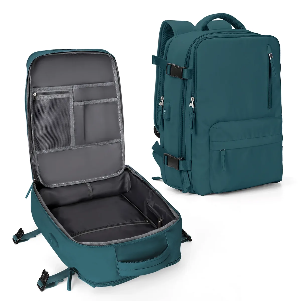 sac à dos de voyage, sac d'articles personnels pour vol approuvé, valise à main 35l, sac de week-end étanche pour hommes et femmes