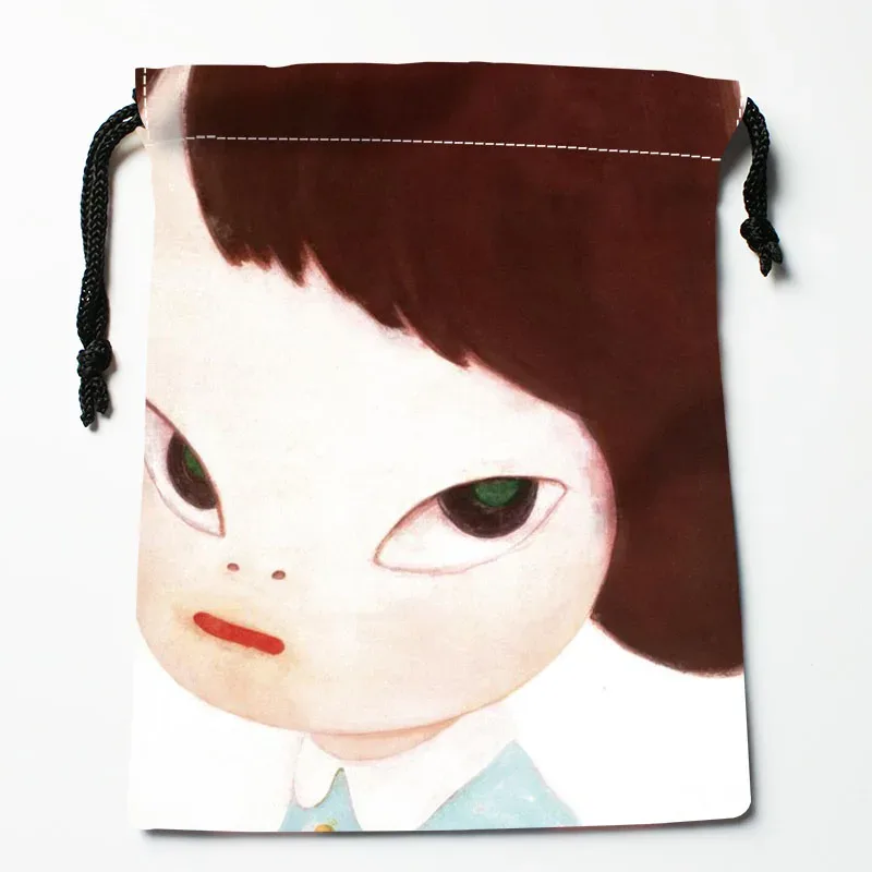 yoshimomo – sacs à cordon personnalisés nara, sacs-cadeaux imprimés, pochette de voyage, rangement de vêtements, sac à main, trousse de maquillage, 18x22cm, livraison directe
