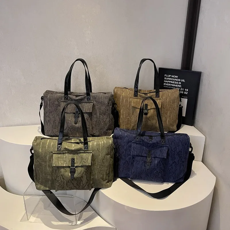 sac fourre-tout oxford grande capacité pour les trajets quotidiens et les voyages, nouvelle collection printemps 2026, imperméable, durable, multifonctionnel, sacs de voyage portables
