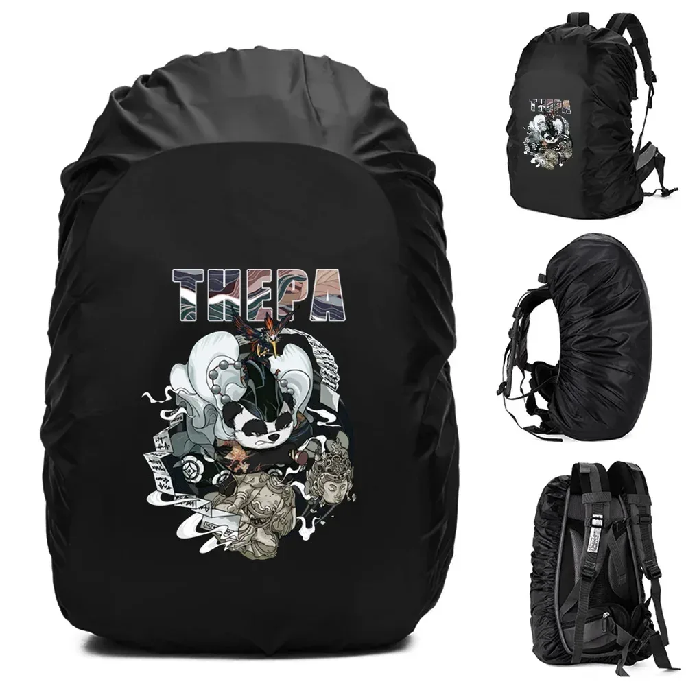 juste de pluie pour sac à dos unisexe, sac étanche, camping en plein air, randonnée, escalade, sports, housse de pluie anti-poussière, motif samouraï, 20-70 l
