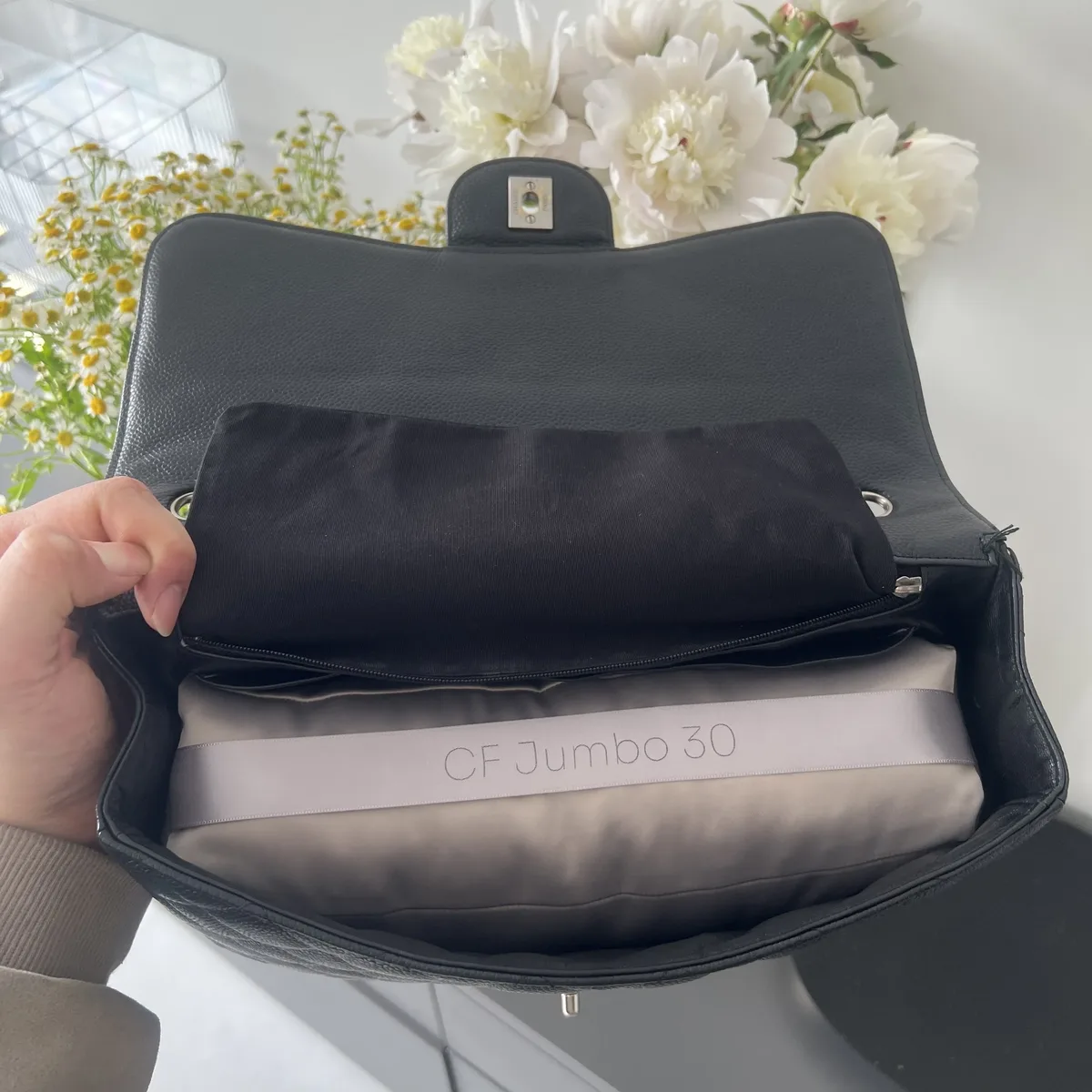 coussin de maintien pour sac à rabat classique, compatible avec cf 2.55, insert de sac, organisateur de sac, pour maintenir la forme du sac