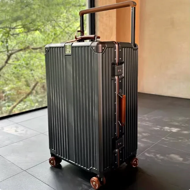 colenara bagages sac de voyage 20 "24" 26 "28" 30 pouces grande capacité boîtier de chariot abs + pc boîte d'embarquement valise à cadre en aluminium