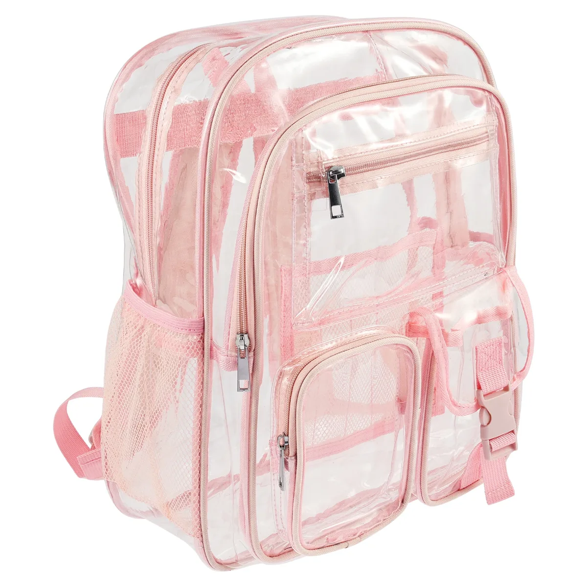 sac à dos transparent en pvc, petit sac à dos transparent durable, portable, léger, mini sac transparent mignon pour le travail, les sports de plein air