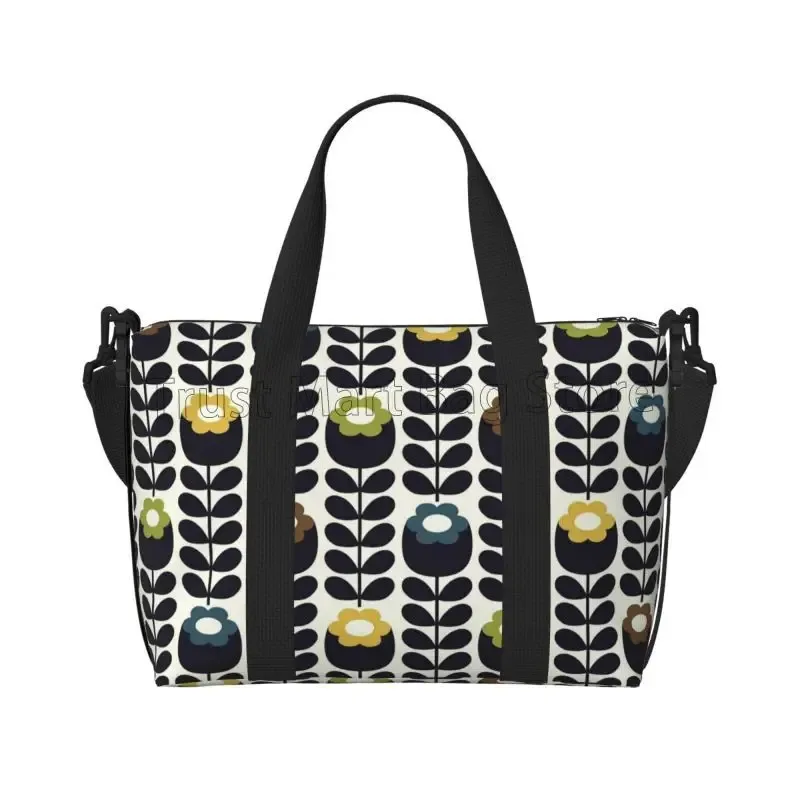 sacs de sport de voyage imperméables à tiges multiples, sac de week-end de nuit, sacs fourre-tout à main initiés pour le sport, le yoga, orla kiely folio