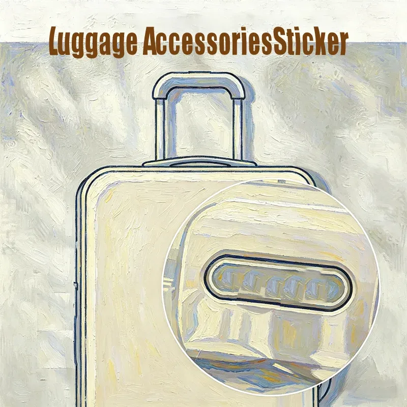 Autocollants RMW – Étiquettes Soft-Touch pour Bagages – Accessoires de Valise Style INS – Décoration Artistique pour Bagages