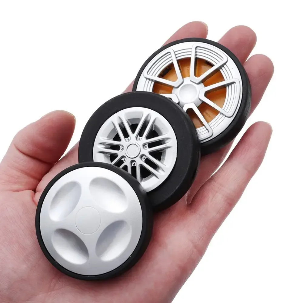 roues de remplacement avec vis pour valise de voyage, kit de réparation d'essieux, roulette silencieuse durable, bricolage, 2 pièces
