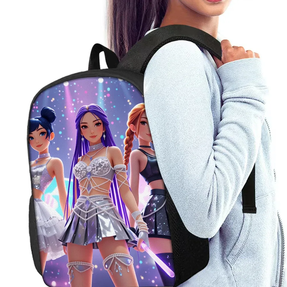 sac à dos imprimé groupe k-pop, 3 pièces, léger, grande capacité, pour l'école, le voyage, avec sac à bandoulière, sacs à crayons, cadeau parfait