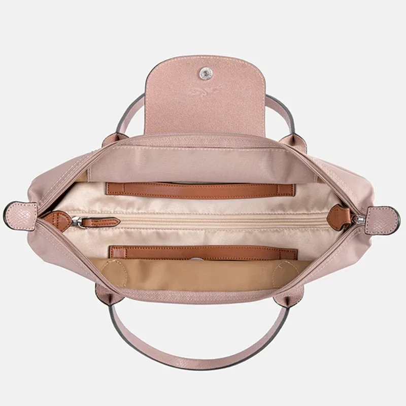organisateur de sac en tissu satiné, doublure intérieure, accessoire pour sacs à main longchamp le pliage, espandez l'espace, poche d'insertion anti-collapse