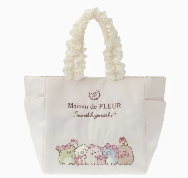 sac à main double chat brodé pour femme, sac fourre-tout rose doux, satin, double nœud, initié, mignon, japonais, printemps, nouveau, 2025