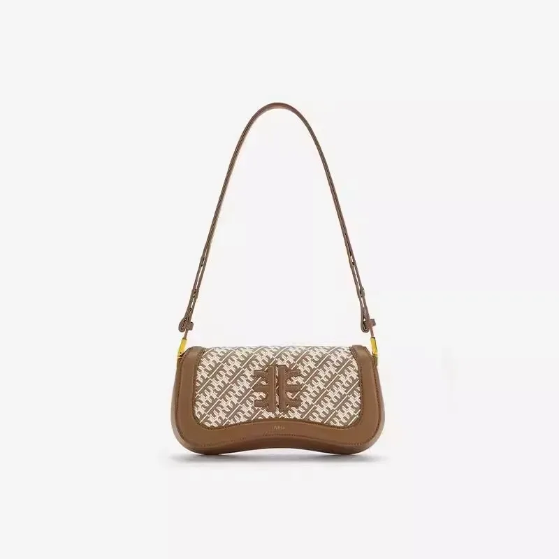 jwpei pudding bag joy sac à bandoulière réglable à une épaule pour femme, cuir véritable 1c56, simple et décontracté