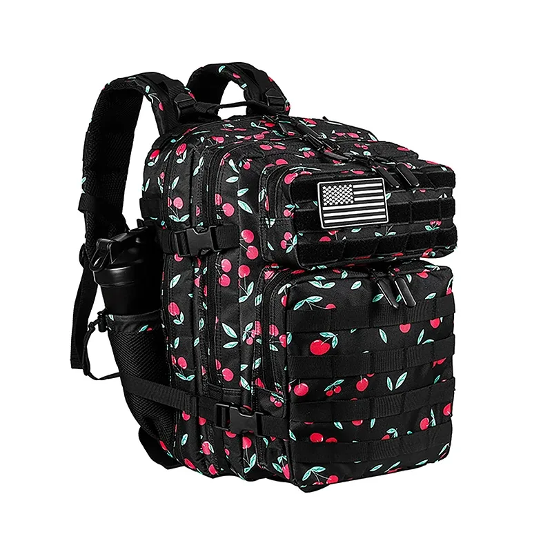 lhi 45l/35l/25l sac à dos tactique pour hommes et femmes étanche athlète salle de sport sac de plein air voyage randonnée sac à dos avec porte-bouteille